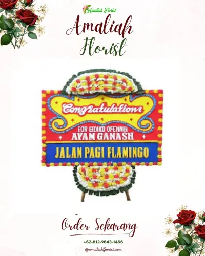 Bunga Papan Congratulation di Nagrak Selatan